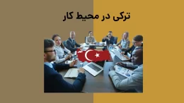 ترکی در محیط کار